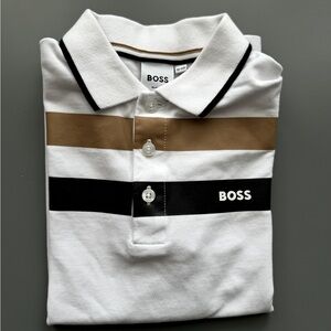 Boss short sleeve polo in size 10